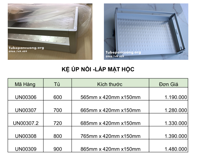 Bảng giá Kệ úp xoong nồi Bảng giá Kệ úp xoong nồi