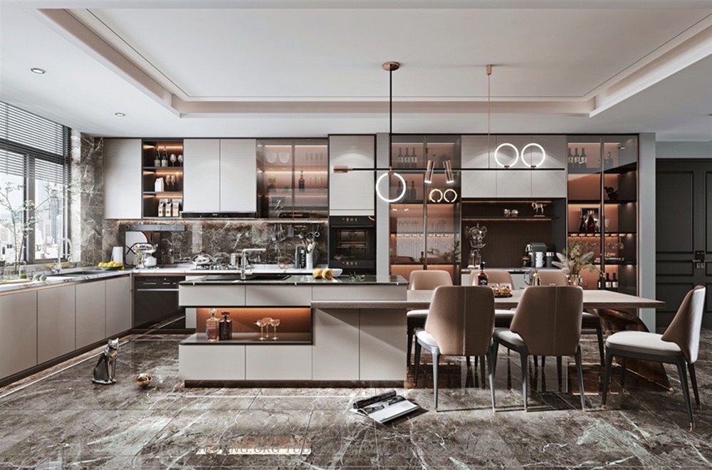 Tủ bếp acrylic khách hàng Quận 3 Tủ bếp acrylic khách hàng Quận 3