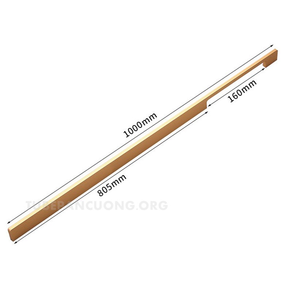 tay nắm cửa tủ áo, màu vàng gold -dài 1 mét tay nắm cửa tủ áo, màu vàng gold -dài 1 mét