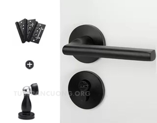 Khóa tay gạt đen mờ GX 773D Khóa tay gạt đen mờ GX 773D