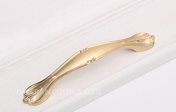 Tay nắm cửa gỗ tủ bếp tân cổ điển màu vàng gold , mã sp 992-96 Tay nắm cửa gỗ tủ bếp tân cổ điển màu vàng gold , mã sp 992-96