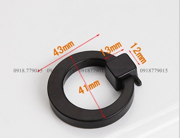 Tay nắm tròn lật màu đen TN2336 Tay nắm tròn lật màu đen TN2336