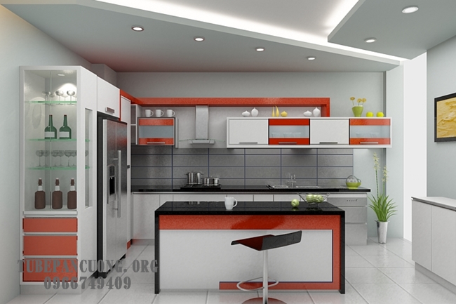 Lựa chọn mua tủ bếp gỗ MFC chống ẩm tại nội thất Đào Doanh, khách hàng không lo về chất lượng, lại càng yên tâm về giá cả.