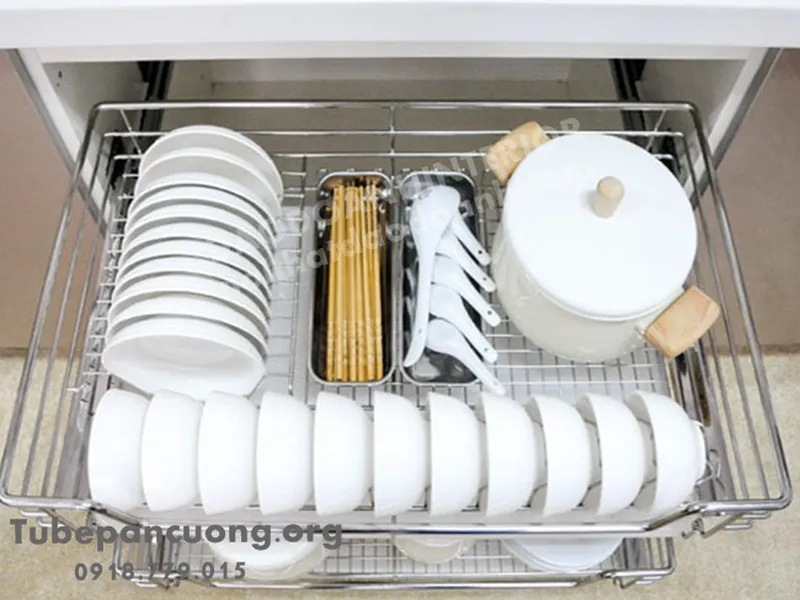 Combo giá để bát đĩa trong tủ bếp