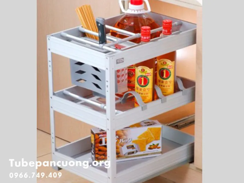 Kệ gia vị dao thớt ,chai dầu lớn