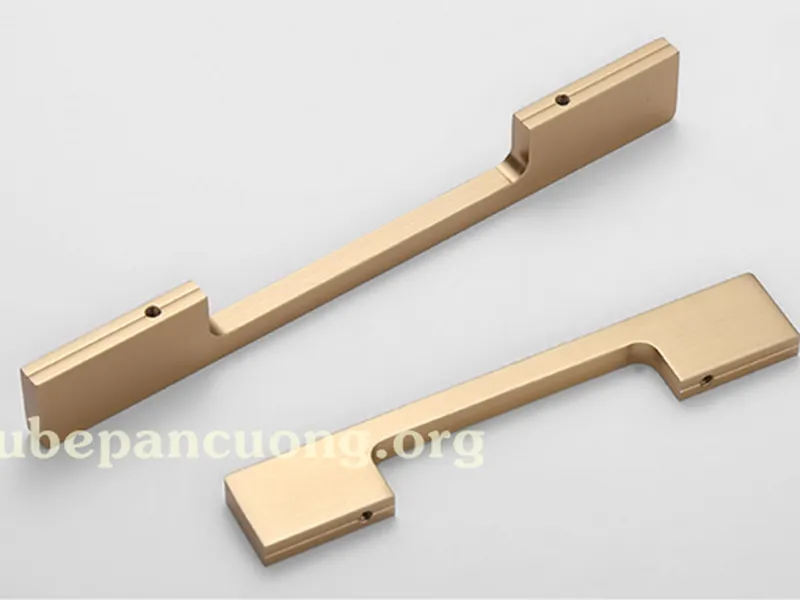 Tay nắm hiện đại mạ vàng cao cấp