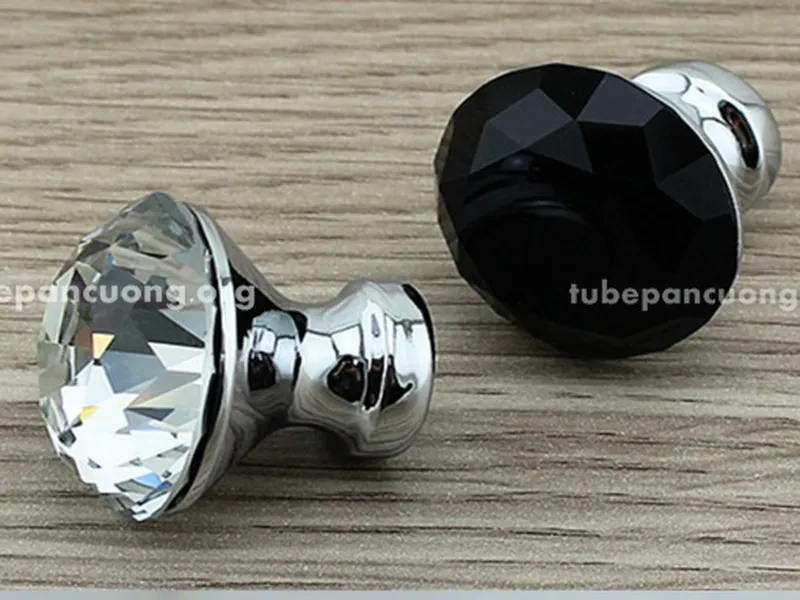 Tay nắm tròn pha lê đủ màu