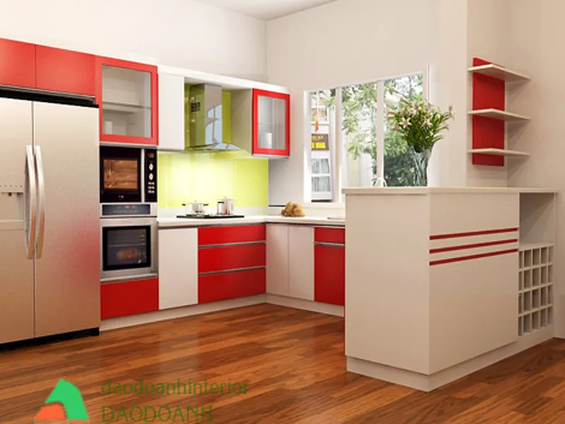 TỦ BẾP ACRYLIC TB1514