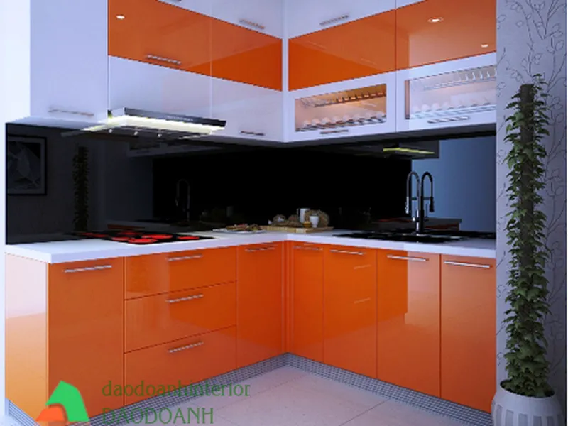 TỦ BẾP ACRYLIC TB1516