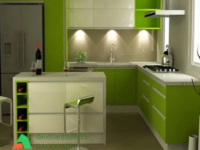 TỦ BẾP ACRYLIC TB1522