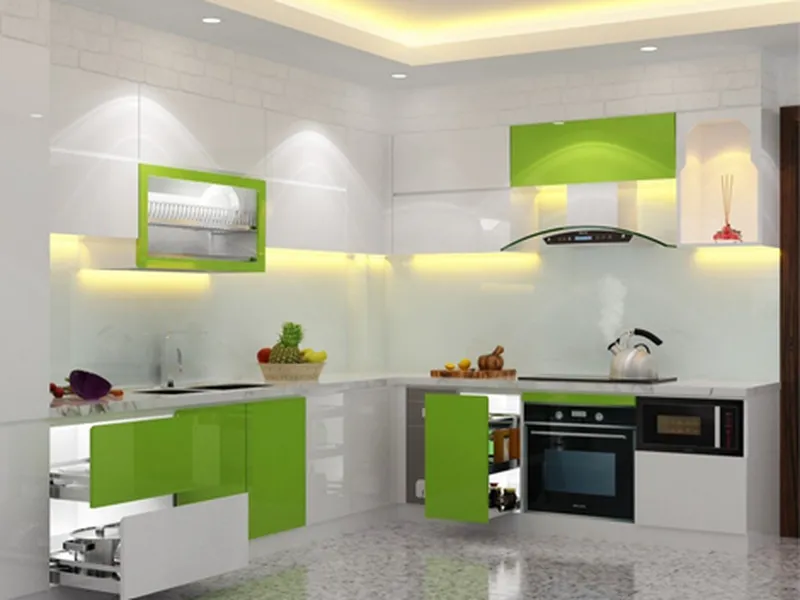 TỦ BẾP ACRYLIC TB1523