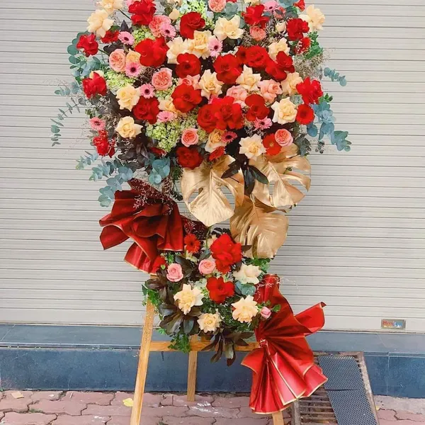 Kệ Hoa Khai Trương 06