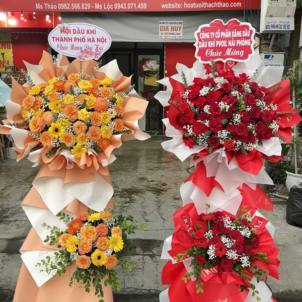 Kệ Hoa Khai Trương 18