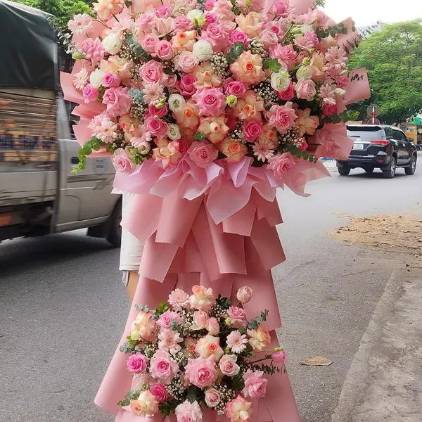Kệ Hoa Khai Trương 21
