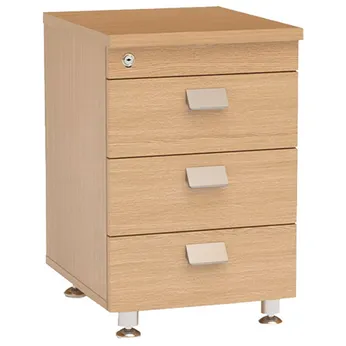 Hộc gỗ 3 ngăn kéo HRH3D