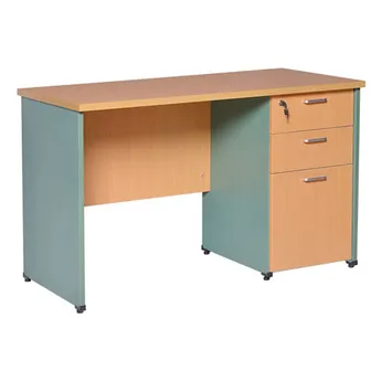 Bàn nhân viên hộc liền mặt 140cm  SV140HL3D