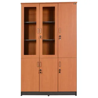Tủ gỗ tài liệu cao 3 buồng  NT1960-3BK