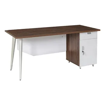 Bàn nhân viên liền hộc chân sắt LUX120HLC10