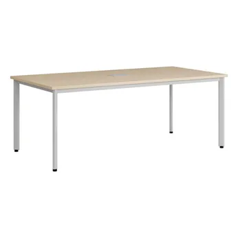 Bàn họp chân sắt mặt gỗ HRH1810C7