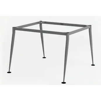 Cụm chân bàn sắt 2 chổ ngồi chân Cone 1 tầng C2C1