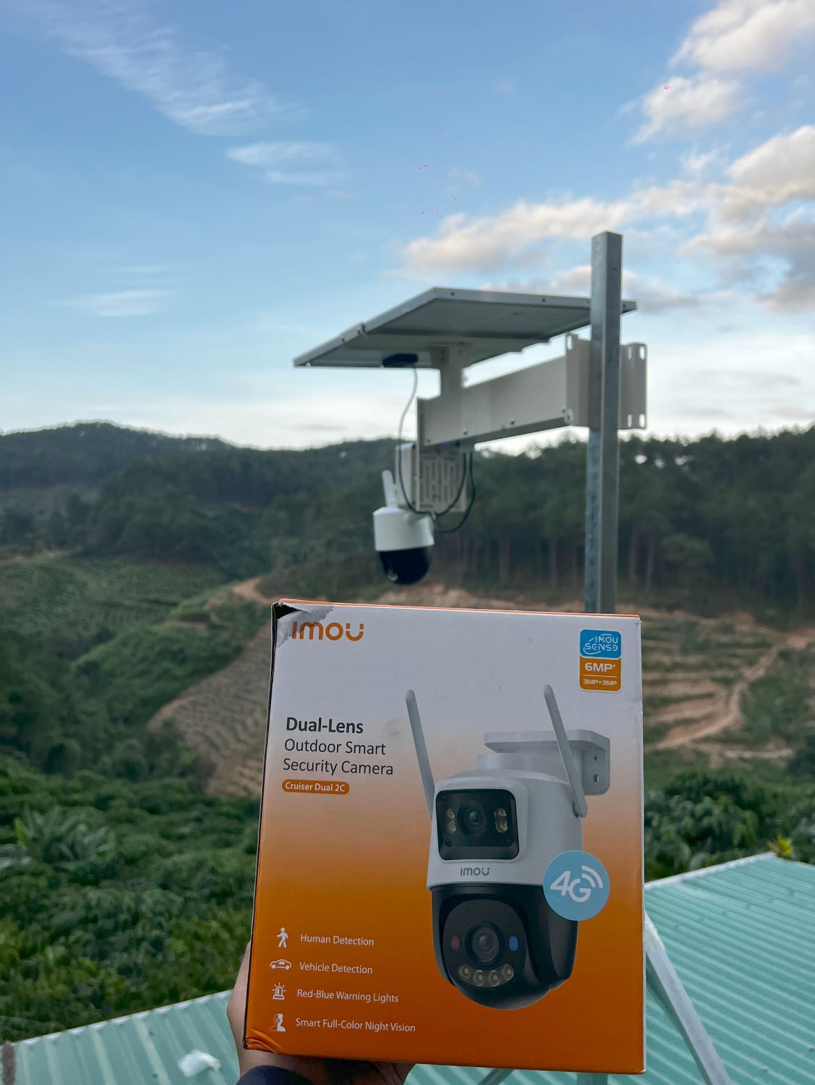 Giải pháp lắp đặt camera 4G vườn rẫy cafe