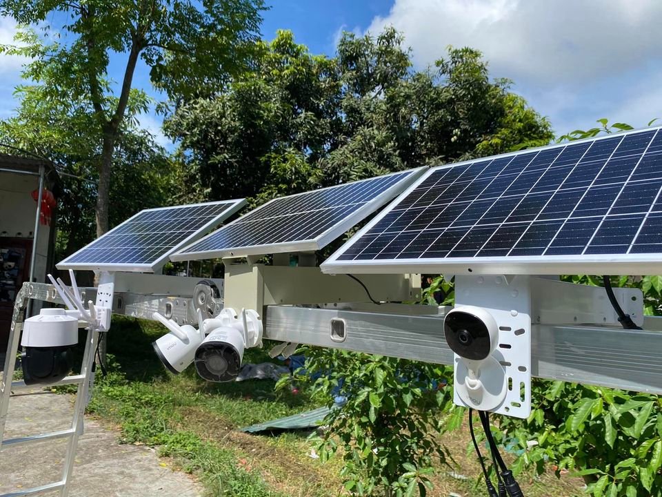 Bán và lắp đặt hệ thống wifi 4G năng lượng mặt trời vườn rẫy ao hồ