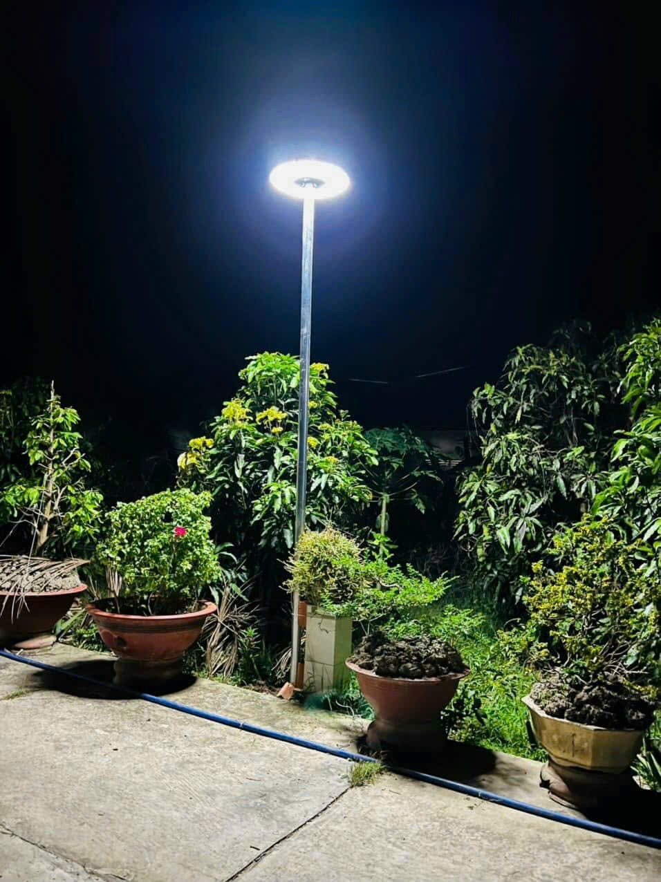 Lắp đèn năng lượng mặt trời cho bảng hiệu quảng cáo tại Vĩnh Lộc