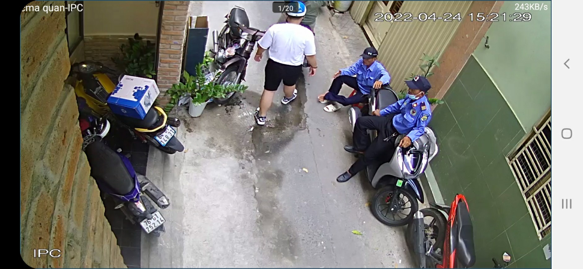 Camera WIFI IMOU F42EFP lưu trữ thẻ nhớ âm thanh  ánh sáng màu  nhìn đêm còi hú báo động ngoài trời chống nước