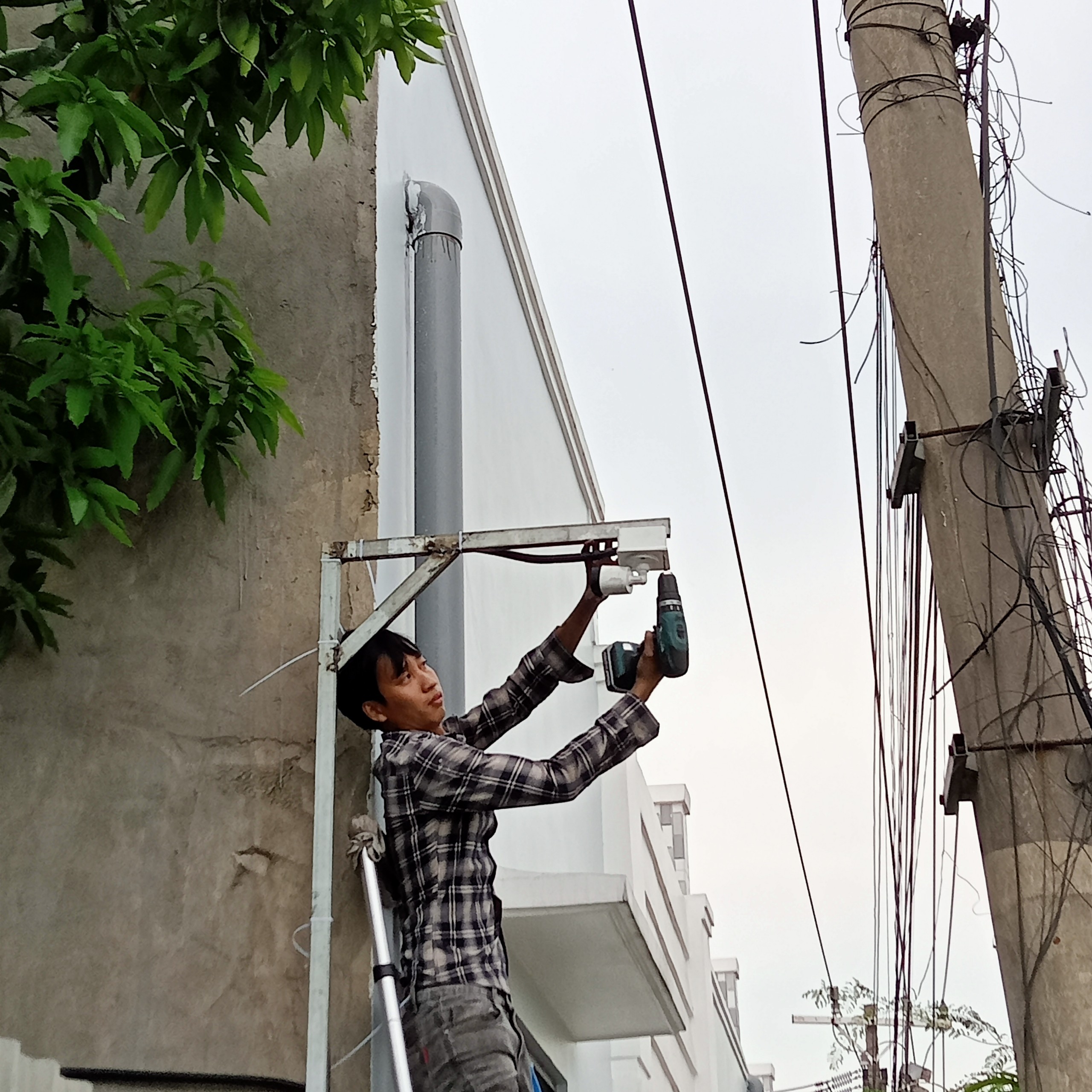 Sữa chữa camera Dahua hư nguồn không xem qua điện thoại , tivi dành cho nhà xưởng tại Quận 6