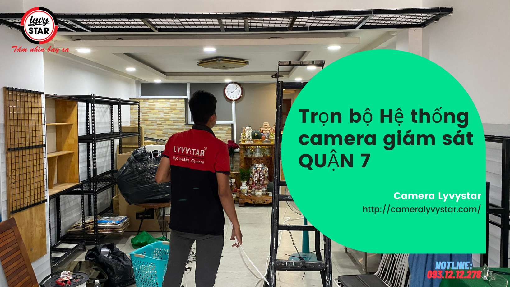 Lắp đặt camera wifi chính hãng bao trọn gói dịch vụ lắp đặt giá rẻ tại Quận 7 TpHCM.