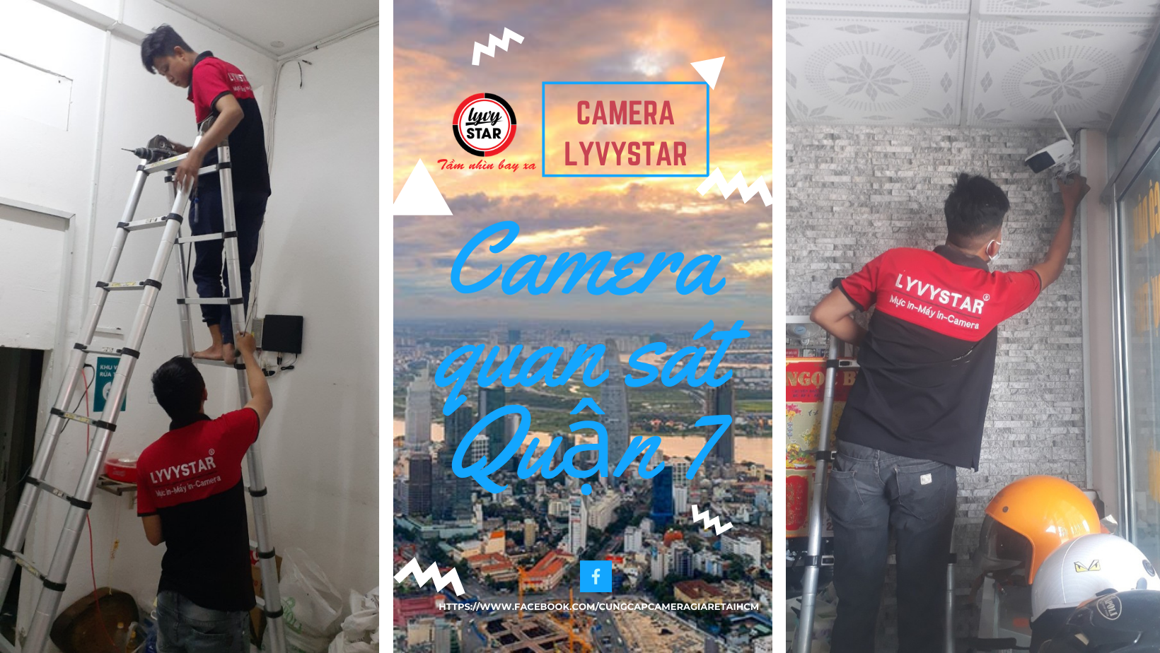 Cung cấp - lắp đặt - bảo trì - sửa chữa camera quan sát tại Quận 7 TpHCM