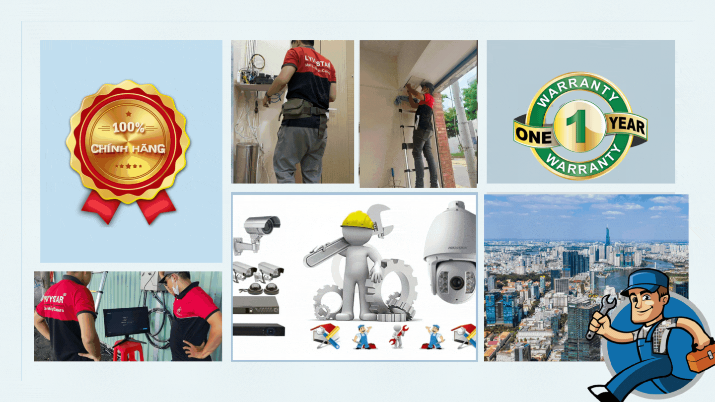 Di dời tháo lắp camera quan sát - Bảng giá về dịch vụ camera quan sát - CameraLyvystar