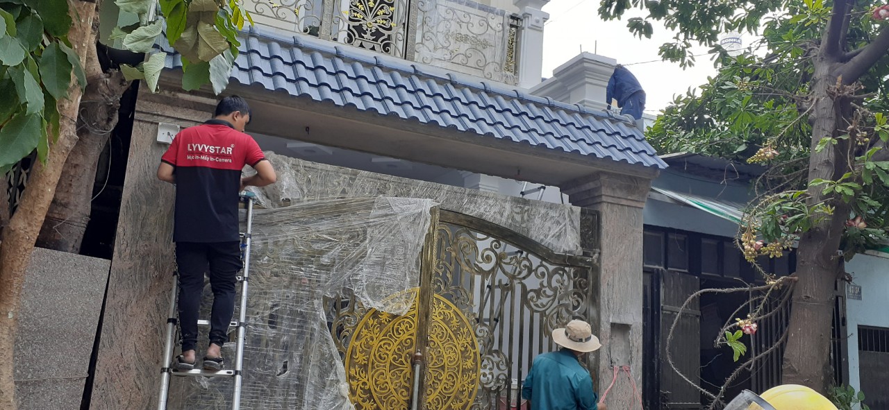 lắp đặt camera nhà xây mới tại KCN Tân Đức Long An