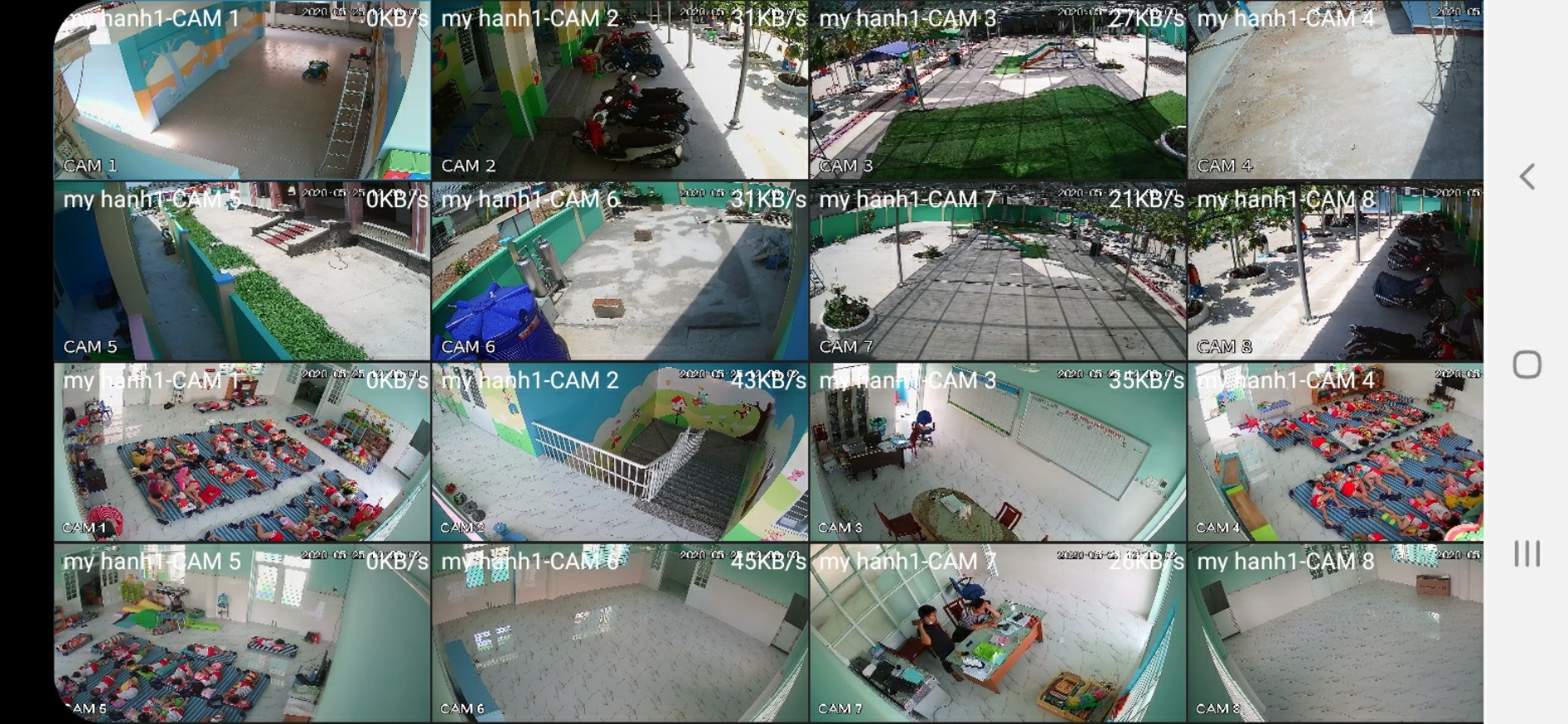 camera trường mần non tại kcn tân đức