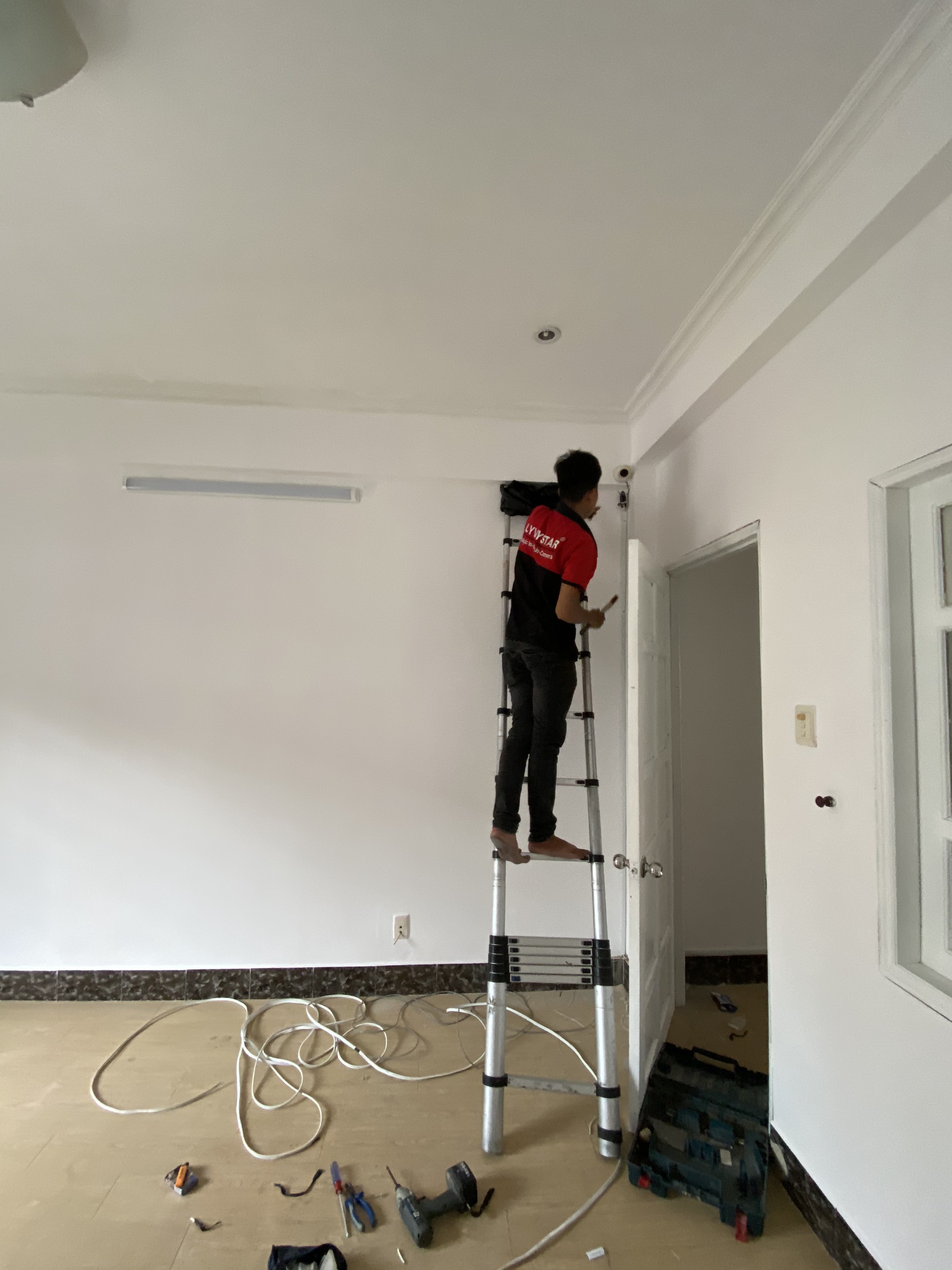 Lắp đặt camera hikvision cho nhà phố nhà ở tại Bến Lức Long An