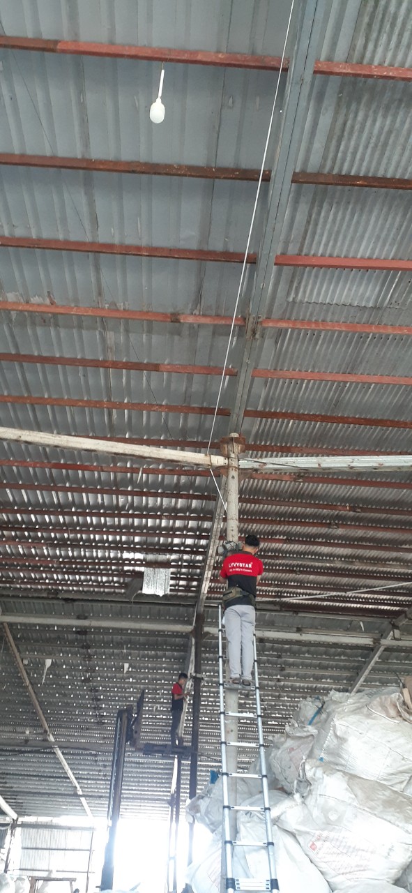 Di dời sữa chữa lắp đặt camera kbvision,kbvision,dahua tận nơi giá rẻ cho kho xưởng sản xuất tại Đức Hoà Long An