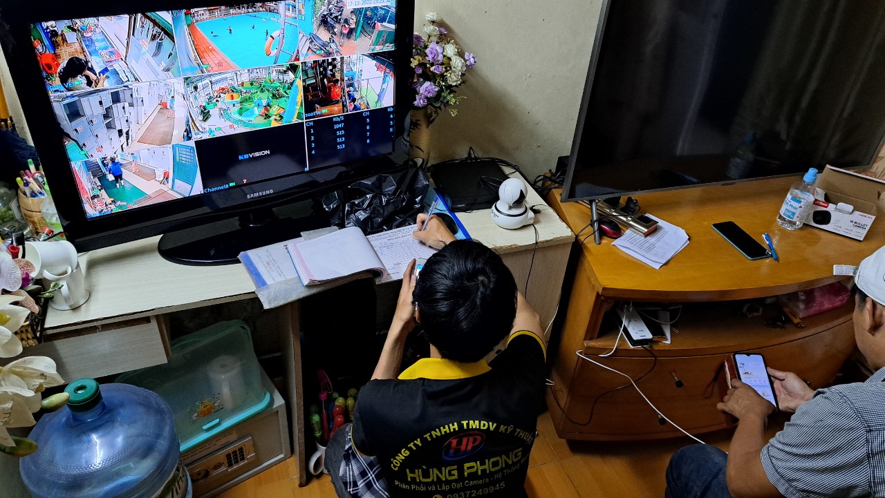 Sữa chữa camera Kbvision,Dahua,Hikvision hư nguồn mất hình tại Tân Bình Phú Nhuận