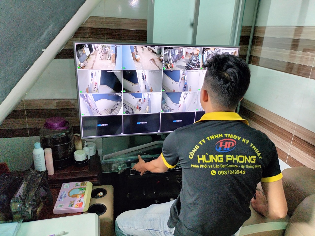 Lắp đặt camera IP Kbvision chính hãng tại Tân Bình TP.HCM