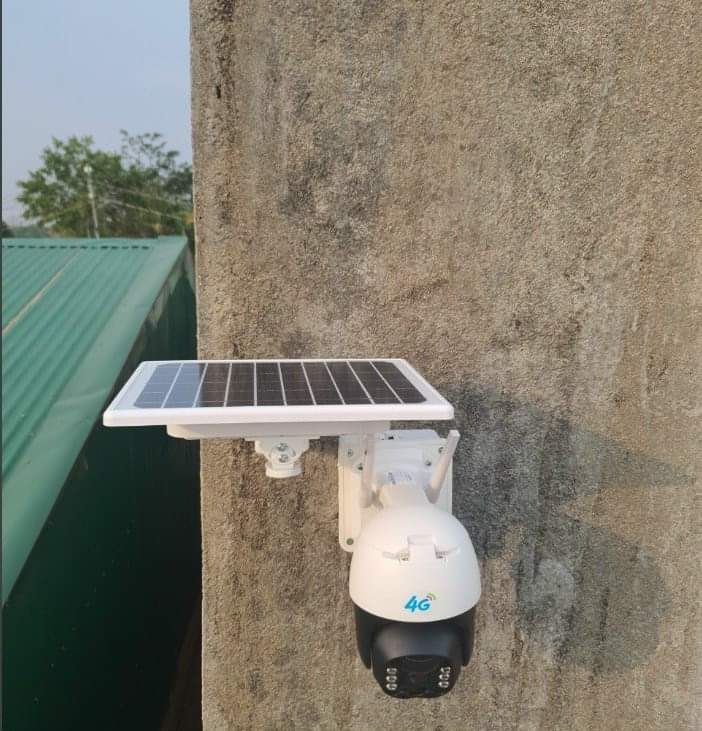 Lắp đặt camera quan sát 4G cho ao cá tại Bến Lức Long An