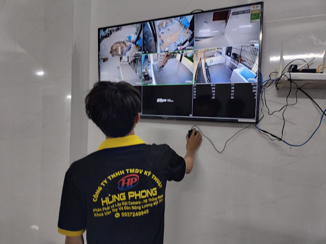 Lắp đặt camera yousee giá rẻ chính hãng trọn gói tại Tân Phú