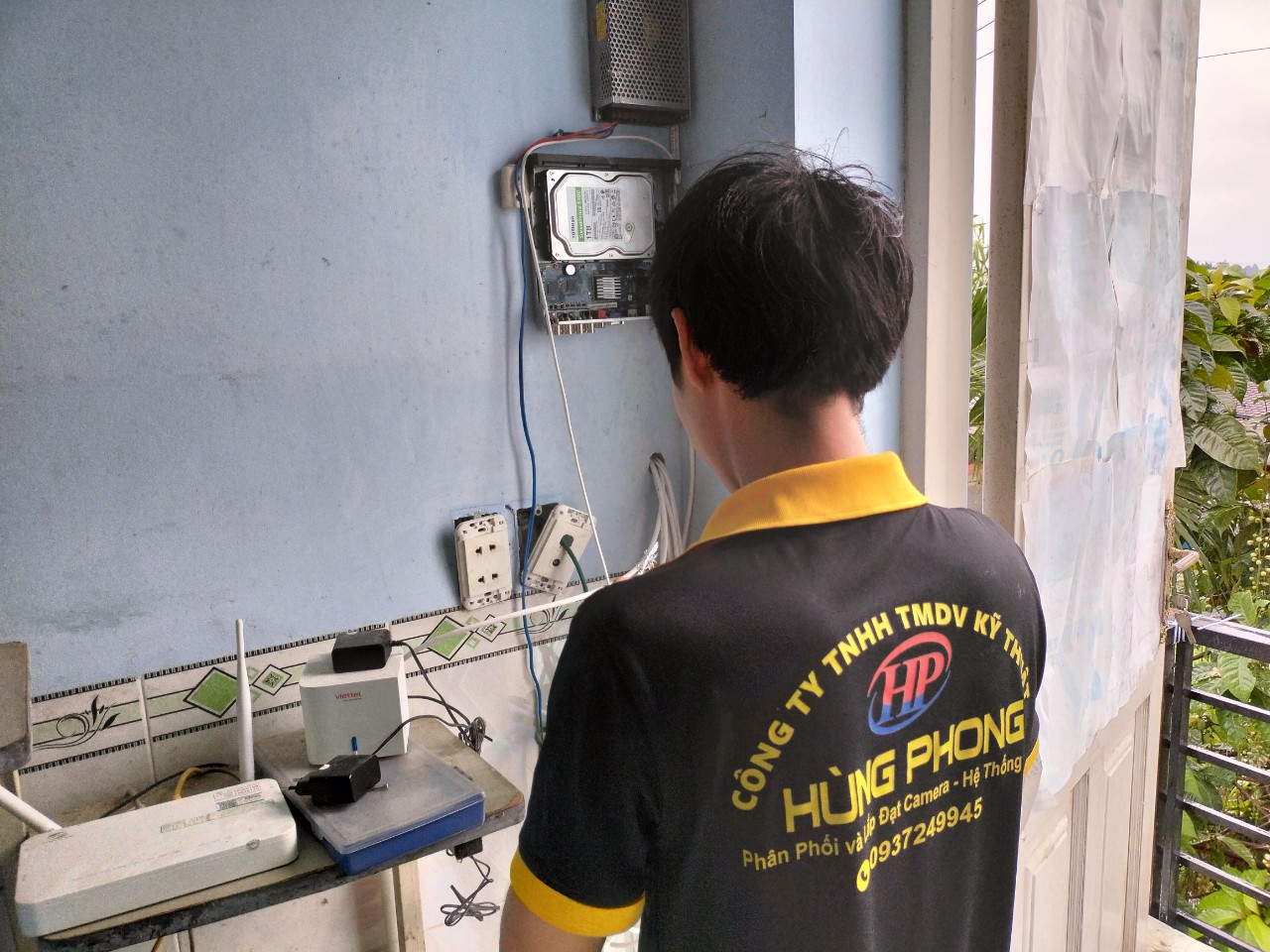 Sữa chữa đầu thu camera hư ổ cứng tại Tân Bình