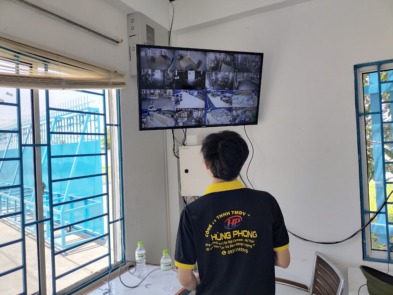 Lắp đặt camera quan sát nhà xưởng tại Long An.