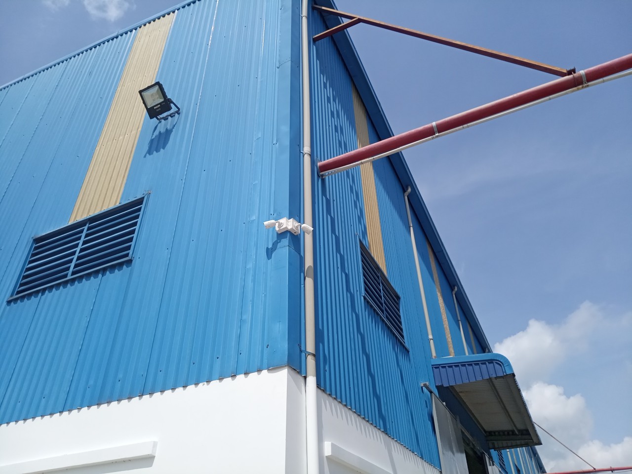 Lắp đặt camera quan sát nhà xưởng tại Long An.