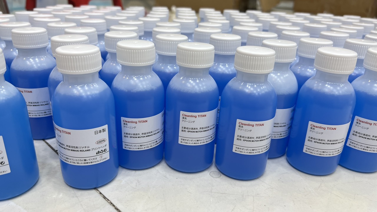 Đầu phun XP600 nghẹt mực-Dung dịch thông mực đầu phun Xp600