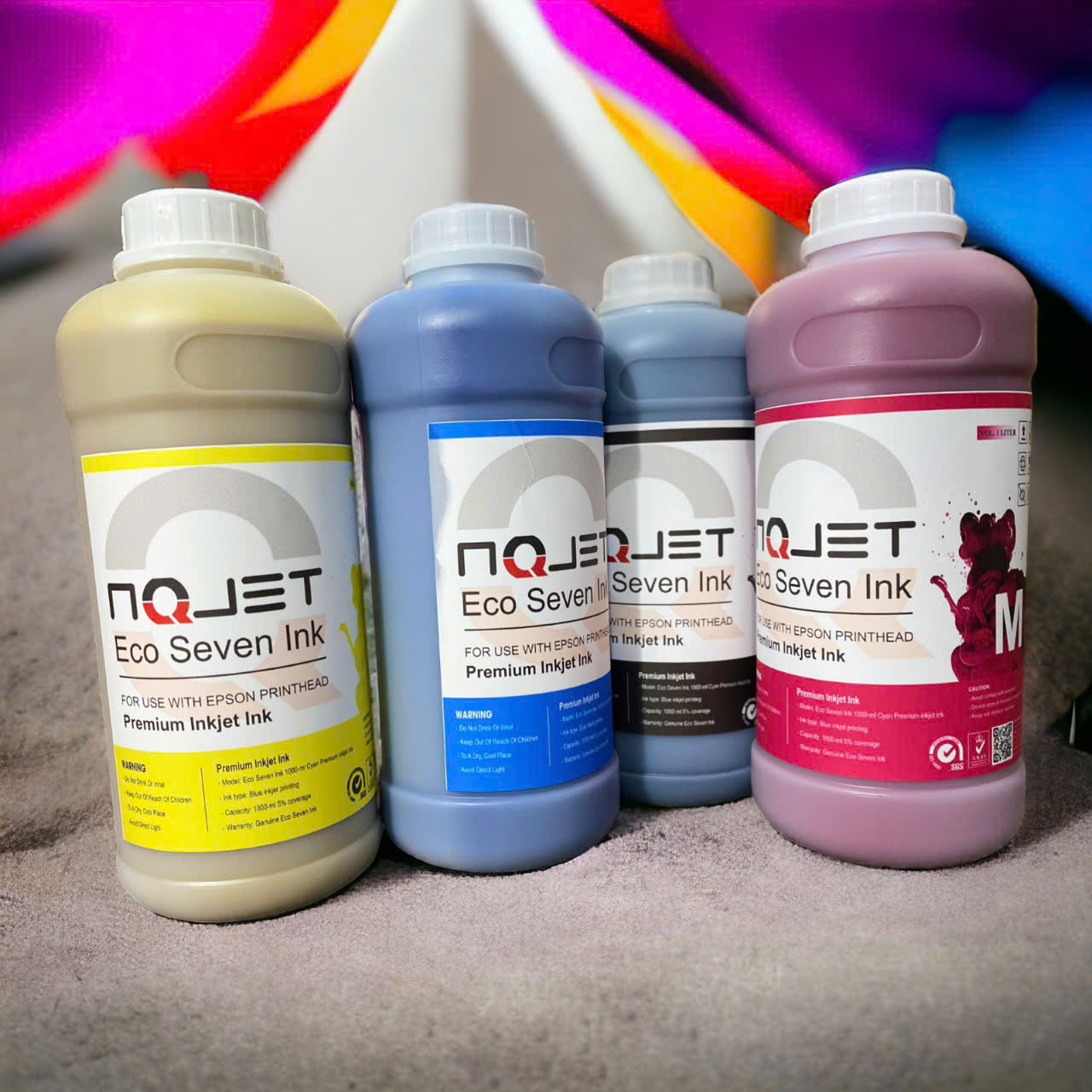 Mực In Eco Solvent i3200 Màu Đen 1000ml dx5/i1600/tx800/xp600