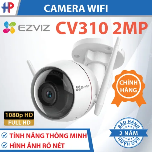 Camera EZVIZ C3W PRO 2MP , WI-FI Không Dây, IP67 Ngoài Trời, Ghi Hình Màu Ban Đêm, Âm Thanh 2 Chiều, Đèn và Còi Báo Động, Tích Hợp AIHàng Chính Hãng