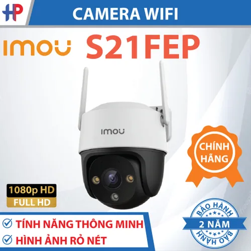 Camera  WIFI IMOU IPC-S21FP 2MP  hình ảnh ban đêm có màu ngoài trời xoay 360