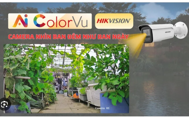 Lắp đặt dòng camera,Hikvision,Dahua vườn sầu riêng hình ảnh đêm như ban ngày