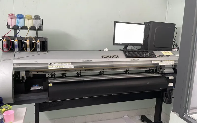 Thu mua xác hư cũ máy in bạt,máy in decal,máy in Mimaki giá cao