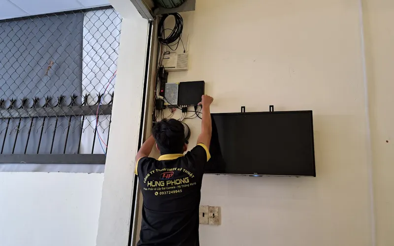 Cách khắc phục lỗi đầu thu camera quan sát không lên hình tại Long An.